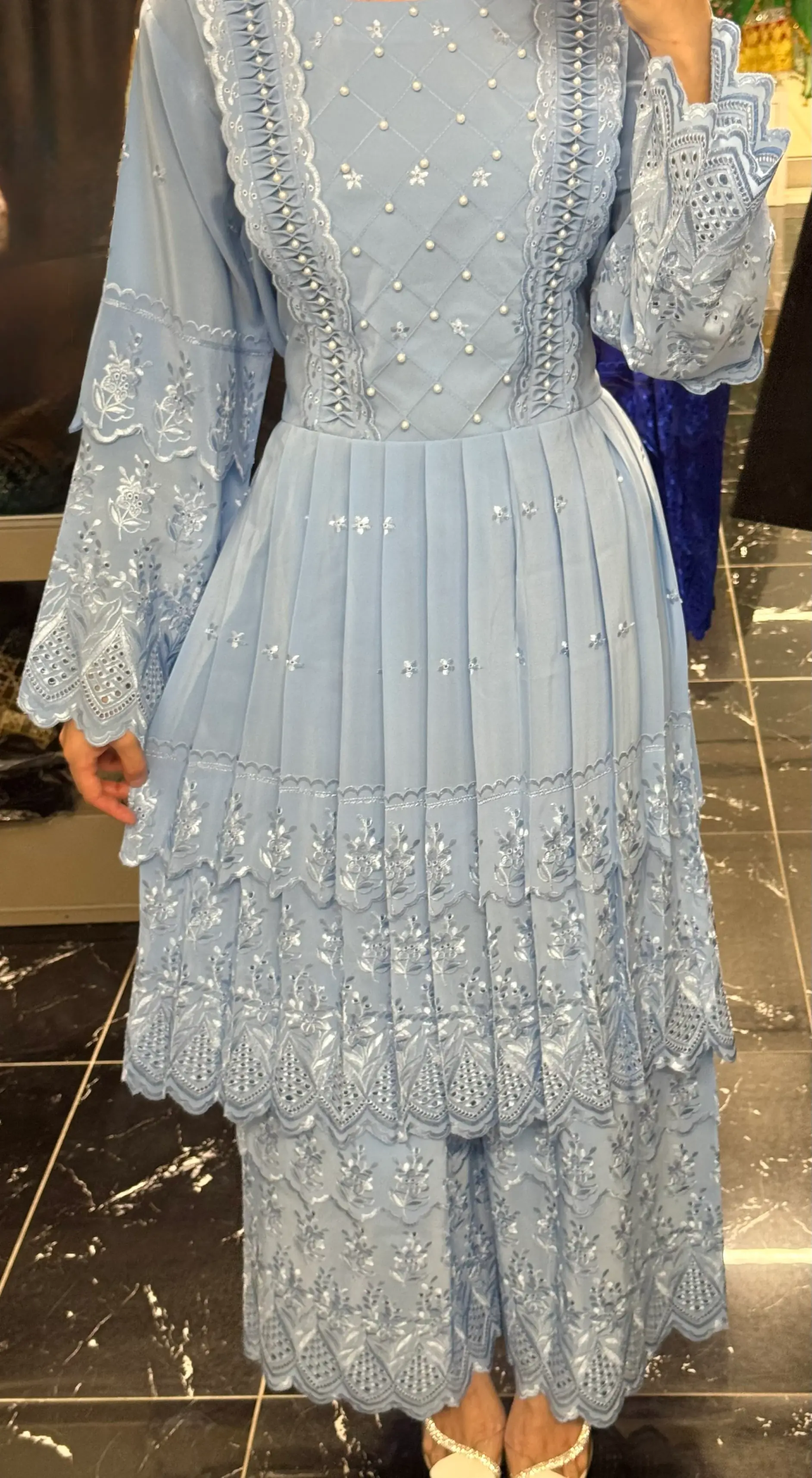Baby Blue Hazaragi Dress