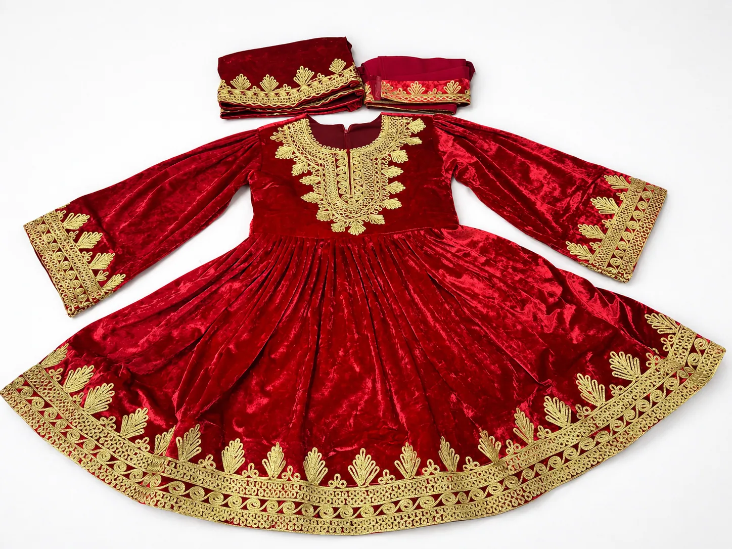 Red Cheerma Dozi Dress