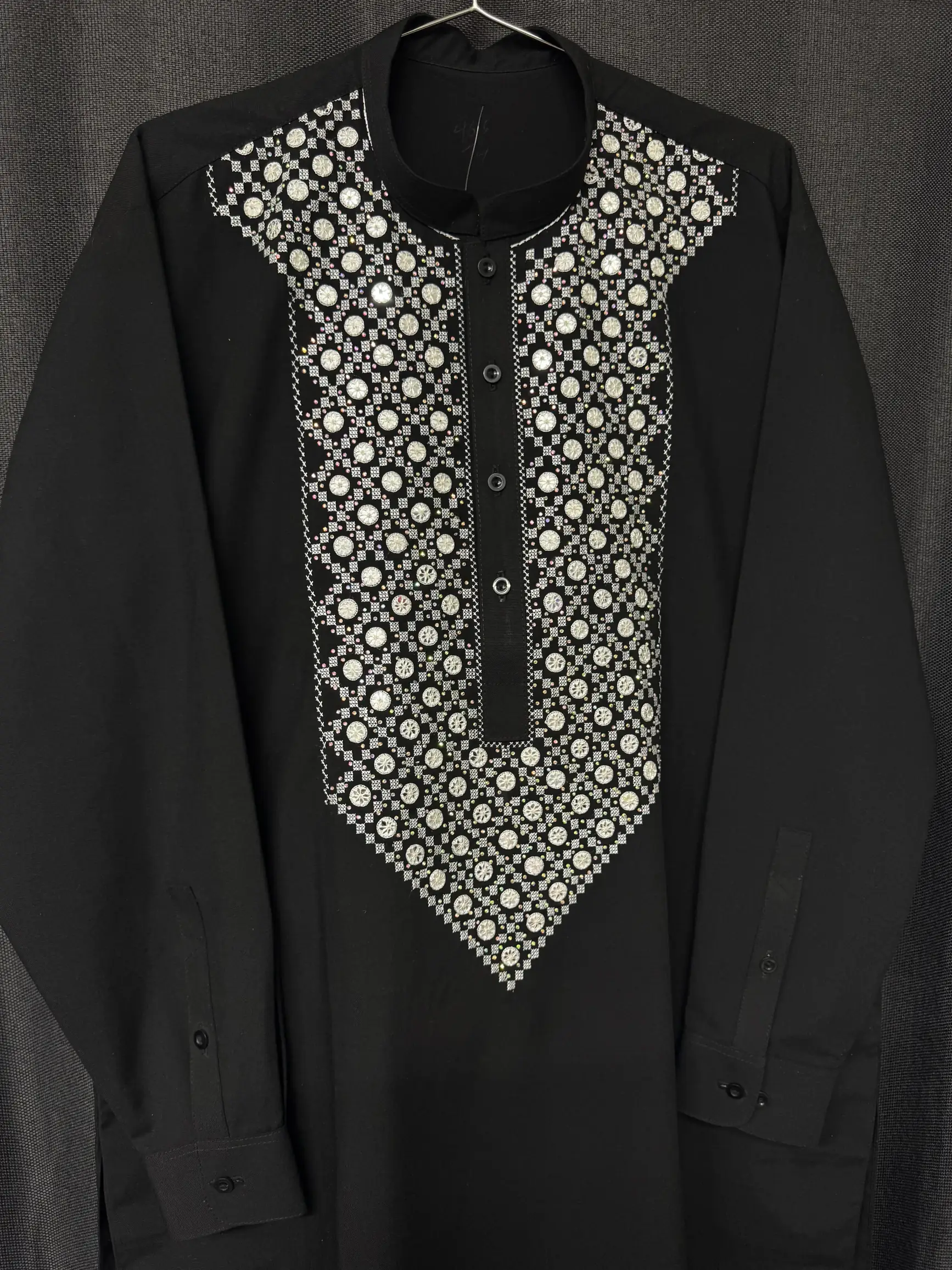 Handmade Mens Parantoban in Black