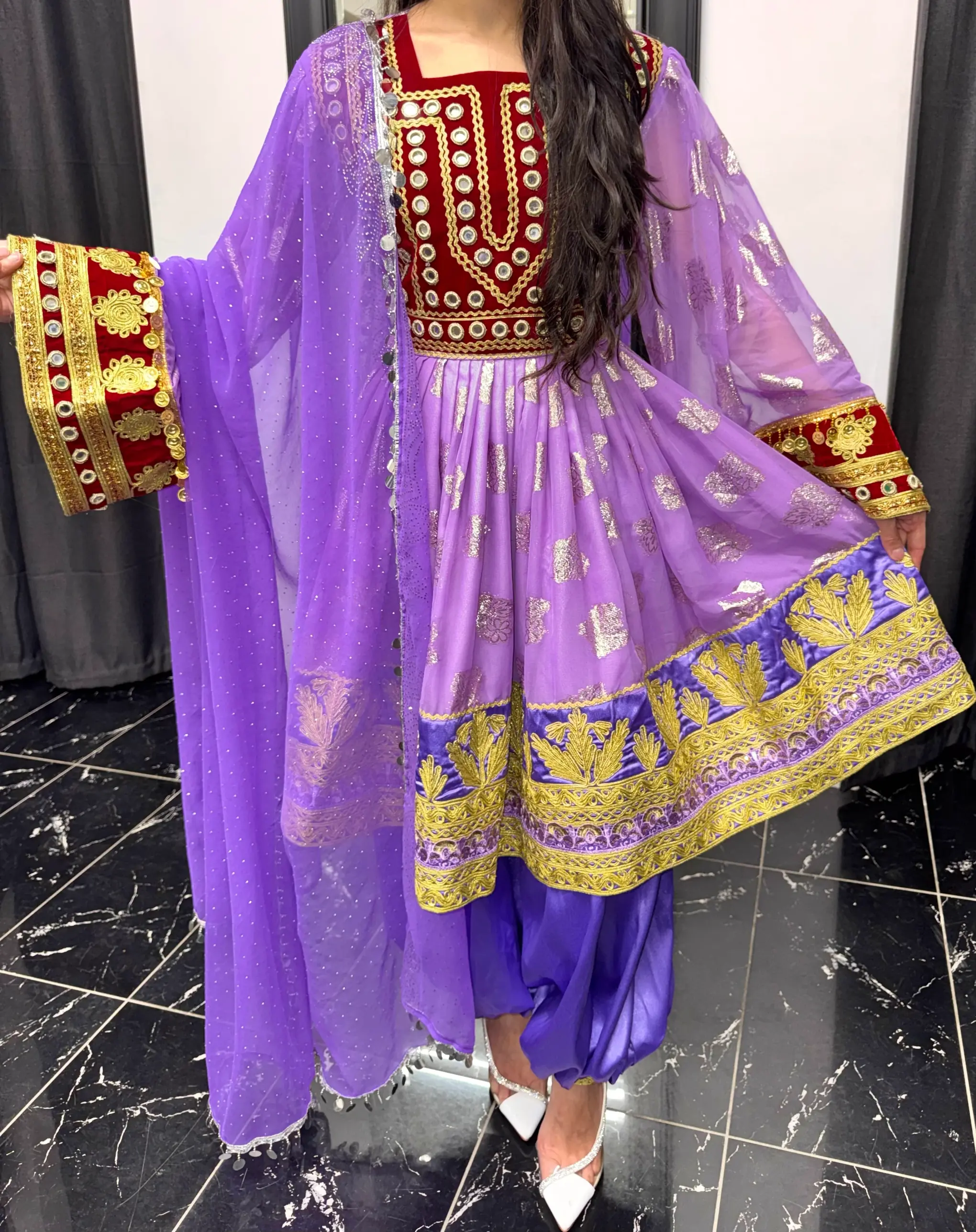 Lilac Barosha Dress