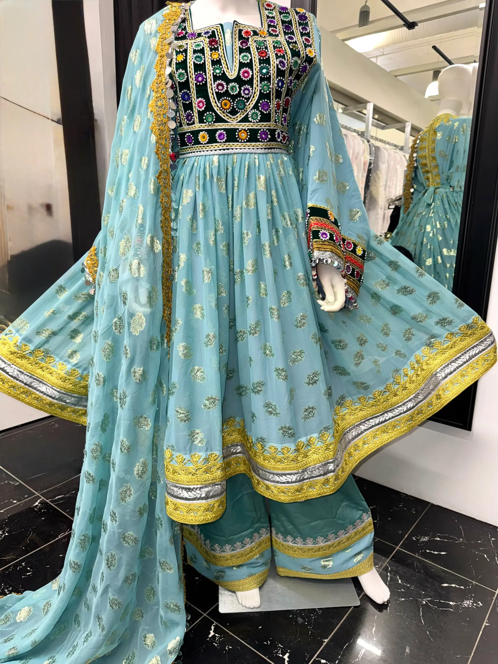 Light Blue Barosha Dress