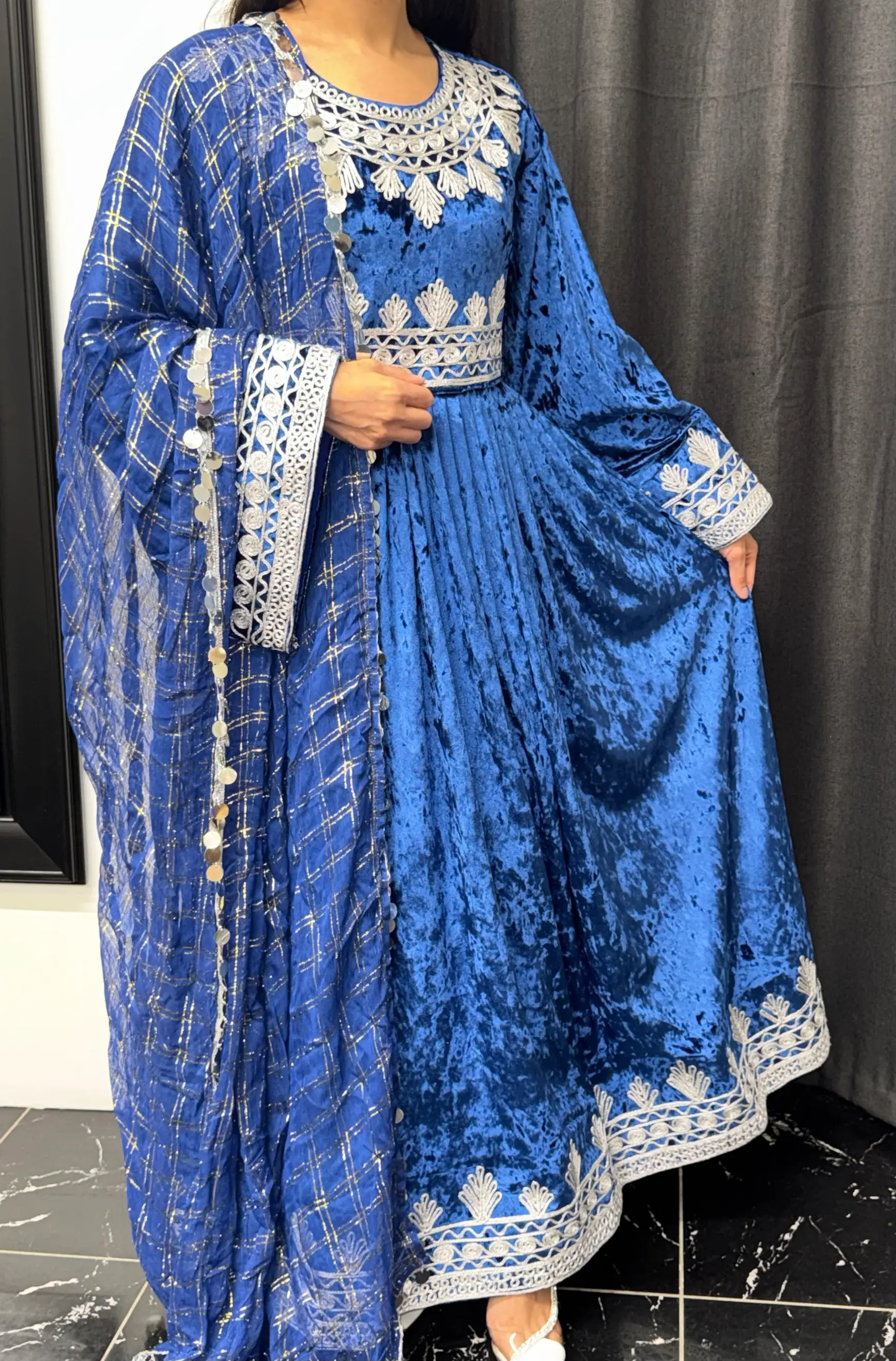 Blue Cheerma Dozi Dress